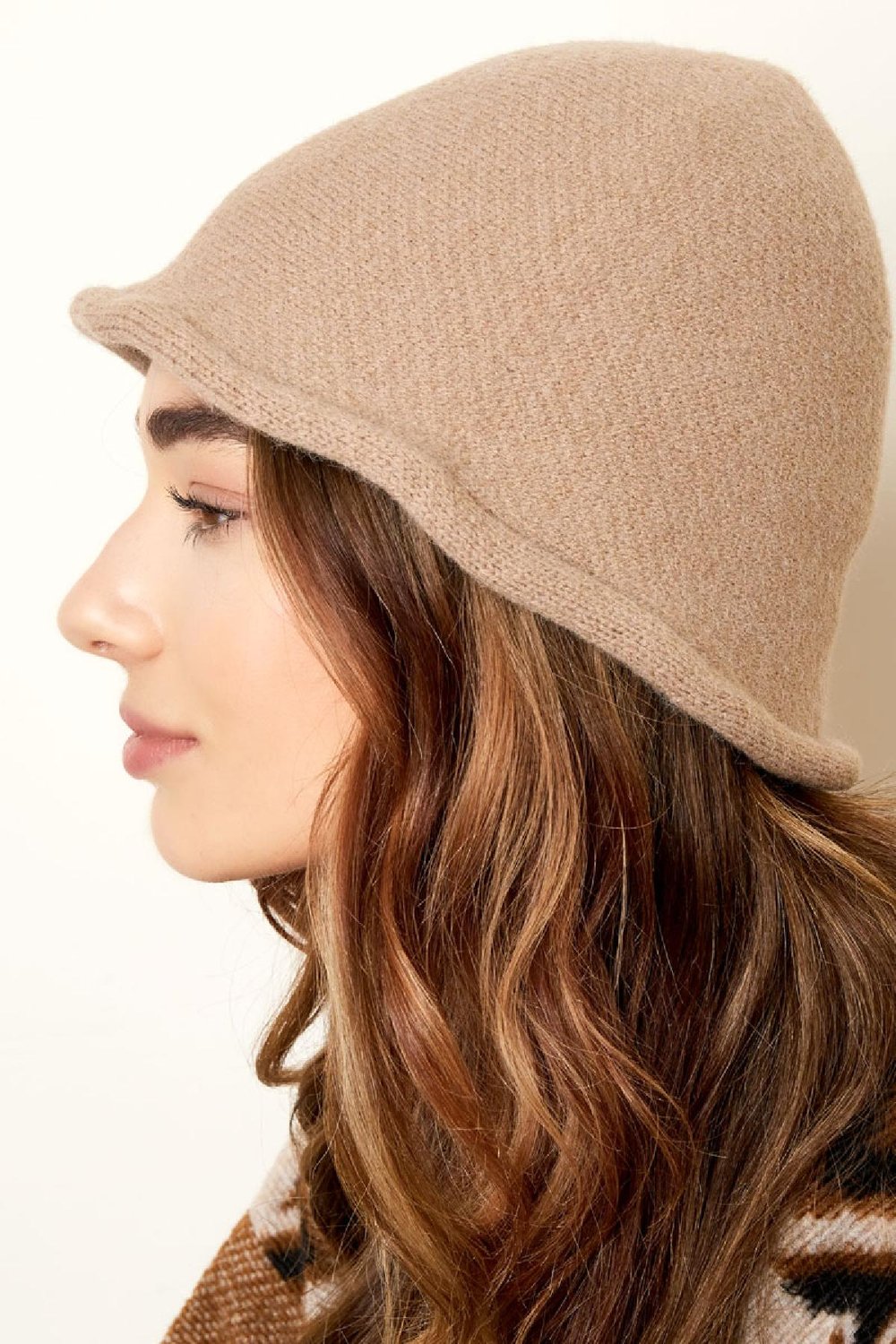 Bucket hat solid color Green Acrylic h5Picture4